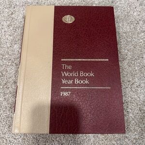 Vintage The World Book Year Book 1987
